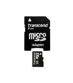 Transcend 2GB microSD paměťová karta (s adaptérem)