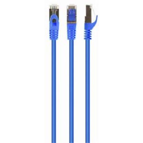 GEMBIRD PP6A-LSZHCU-B-10M patchcord RJ45 cat.6A SFTP LSZH 10m modrý
