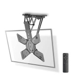 Nedis TVCM5830BK - Motorizovaný strop TV Držák| 23 - 55 " | Max. 30 kg | Naklápěcí| Dálkově ovládané | Ocel | Černá
