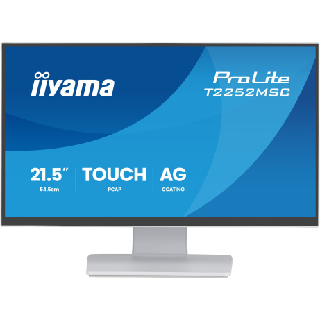 22" LCD iiyama T2252MSC-W2AG:IPS,FHD,HDMI,DP