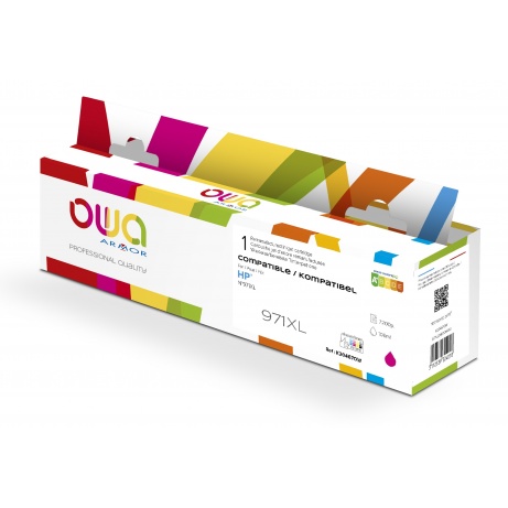 OWA ARMOR ink ink kompatibilní s CN627AE, HP 971XL, červená/magenta