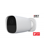 iGET SECURITY EP26 White - WiFi bateriová FullHD kamera, IP65, zvuk,samostatná a pro alarm M5-4G CZ