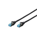Digitus CAT 5e SF-UTP patch cable, PVC AWG 26/7, length 5 m, color black