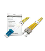 Digitus Fiber Optic Patch Cord, LC to ST OS2, Singlemode 09/125 µ, Duplex, Length 5m