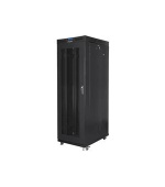 LANBERG Volně stojící skříň 19" 37U/800x1000 LCD síťované dveře černá (RAL9004) (v rozloženém stavu)
