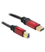 Delock kabel USB 3.0 typ A samec > USB 3.0 typ B samec 5 m Premium