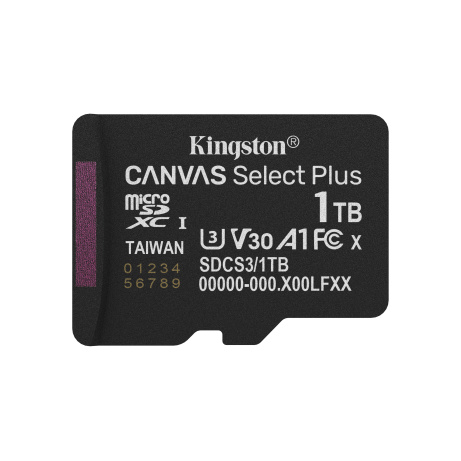 Kingston Canvas Select Plus/Micro SDXC/1TB/UHS-I U3 / Class 10