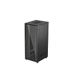 LANBERG 19" VOLNĚ STOJÍCÍ RACKOVÁ SKŘÍŇ 42U/800X1000 (FLAT PACK) S PROSKLENÝMI DVEŘMI ČERNÁ