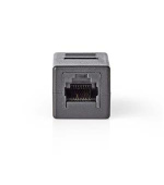 Nedis CCGB89010BK - Síťový Adaptér Cat 6 | RJ45 (8P8C) Zásuvka - RJ45 (8P8C) Zásuvka | Černá barva