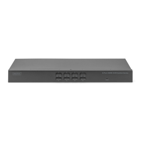 DIGITUS DS-12910 Přepínač HDMI KVM, 8 portů, jeden displej, 4K, HDMI
