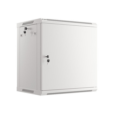 LANBERG RACKOVÁ SKŘÍŇ 19" NÁSTĚNNÁ 12U/600X450 PRO VLASTNÍ MONTÁŽ S KOVOVÝMI DVEŘMI ŠEDÁ
