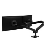 ERGOTRON LX Pro Dual Side-by-Side Arm , stolní dvouramenný držák pro 2 monitry, černá
