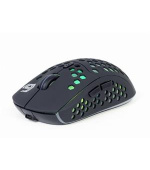 Gembird Myš RAGNAR WRX500, bezdrátová, podsvícená, 6 tlačítek, 1600DPI, USB nano receiver, černá