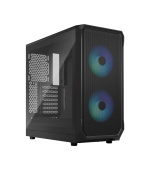 Fractal Design Focus 2 RGB Black TG Clear Tint/Midi Tower/Transpar./Černá