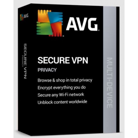 AVG Secure VPN (Multi-device, up to 10 device) 3 Years