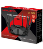 MERCUSYS MR90X  - AX6000  WiFi 6 router dual AP/WiFi router, 3x GLAN, 1x GWAN/ 574Mbps 2,4/ 2402Mbps 5GHz