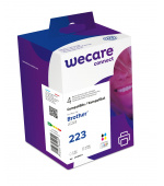 WECARE ARMOR ink sada kompatibilní s BROTHER LC-223 VAL BP, černá/CMY