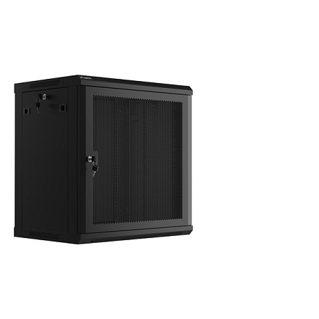 LANBERG 19" RACKOVÁ SKŘÍŇ 12U/600X450 S PERFOROVANÝMI DVEŘMI ČERNÁ - PLOCHÉ BALENÍ