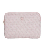Guess PU 4G Triangle Logo Obal pro Notebook 14" Pink