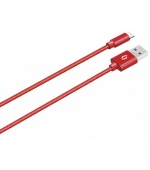 ALIGATOR PREMIUM 2A kabel, Micro USB 50cm, červený