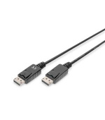 Digitus propojovací kabel DisplayPort, DP M/M, 5,0 m, s blokováním, DP, 1,1 a