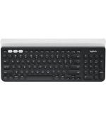 Logitech klávesnice Wireless Keyboard K780, US bluetooth, šedá/ bílá