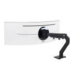 ERGOTRON HX Desk Monitor Arm with HD Pivot (matte black), stolní rameno pro zakřivené monitory až 49" černé