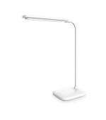 Platinet stolní LED lampa 5W stmívatelná, dotykové ovládání, integrovaná baterie 2400mAh, bílá