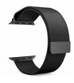 Tactical 333 Loop Magnetický Kovový Řemínek pro Apple Watch 1/2/3/4/5/6/SE 38/40mm Black
