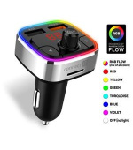CONNECT IT CarRGB Bezdrátový FM transmitter, 2xUSB+MicroSD, STŘÍBRNÝ