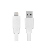 AVACOM MFI-120W kabel USB - Lightning, MFI certifikace, 120cm, bílá