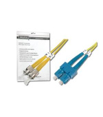 DIGITUS Fiber Optic Patch Cord, ST to SC, OS2, Singlemode 09/125 µ, Duplex, Length 7m