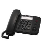 Panasonic KX-TS520FXB - jednolinkový telefon, černý