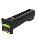 Lexmark CS820 Yellow Extra High Yield Return Program Toner Cartridge - 22 000 stran
