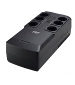 FSP UPS NanoFit 600, 600 VA / 360 W, 2xUSB power, LED, offline