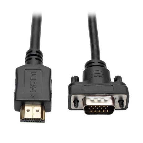 Video kabel HDMI / VGA, Low-Profile HD15 (Samec/Samec), 1.8m
