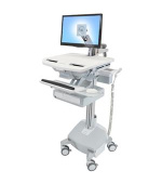 ERGOTRON StyleView® Cart with LCD Arm, LiFe Powered, 1 Drawer, pojízdný stojan, LCD, Klávesnice, myš, s napájením