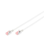 Digitus Tenký propojovací kabel U-FTP CAT 6 U-FTP, Cu, LSZH AWG 28/7, délka 15 m, barva šedá
