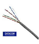 DATACOM UTP lanko CAT5E PVC 305m box šedý