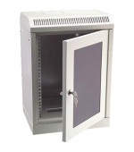 OCRACK 10" OCC-10-6U-S rozvaděč nástěnný 6U/280mm skleněné dveře