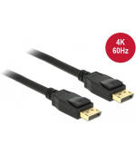 Delock Displayport 1.2 kabel samec > Displayport samec 4K 60 Hz 1,5 m