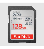 SanDisk Ultra/SDXC/128GB/140MBps/UHS-I U1 / Class 10/Černá