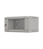 LANBERG RACKOVÁ SKŘÍŇ 19" NÁSTĚNNÁ 4U/540X350 (FLAT PACK) S PROSKLENÝMI DVEŘMI ŠEDÁ