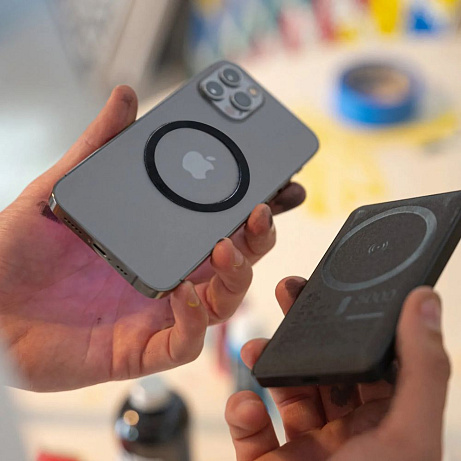 Mophie Snap adaptér (2x magnetický kruh) - černý