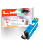 PEACH kompatibilní cartridge Canon CLI-521c, cyan, 9 ml