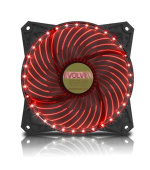 EVOLVEO ventilátor 120mm, LED 33 bodů, červený