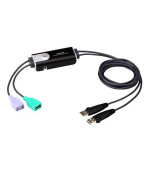 ATEN 2-Portový USB Bezokrajový kabelový KVM přepínač