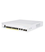 Cisco CBS250-8FP-E-2G (8xGbE,2xGbE/SFP combo,8xPoE+,120W,fanless) - REFRESH