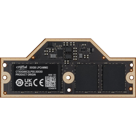 LPCAMM2 64GB LPDDR5X 7500 Crucial
