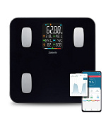 Salente MaxFit, chytrá osobní diagnostická fitness váha, Bluetooth, černá